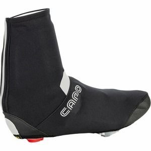 Capo Men's Piemonte Road Bike Cycling Wind Bootie Shoe Covers - Black/Red